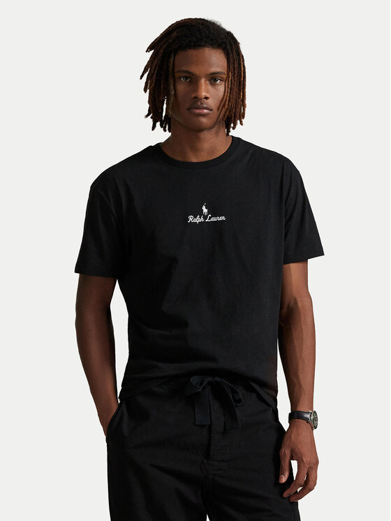 Polo Ralph Lauren Тишърт 710981370001 Черен Classic Fit цвят на ниска цена