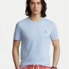 Polo Ralph Lauren Тишърт Classics 710740727 Светлосиньо Slim Fit цвят на ниска цена