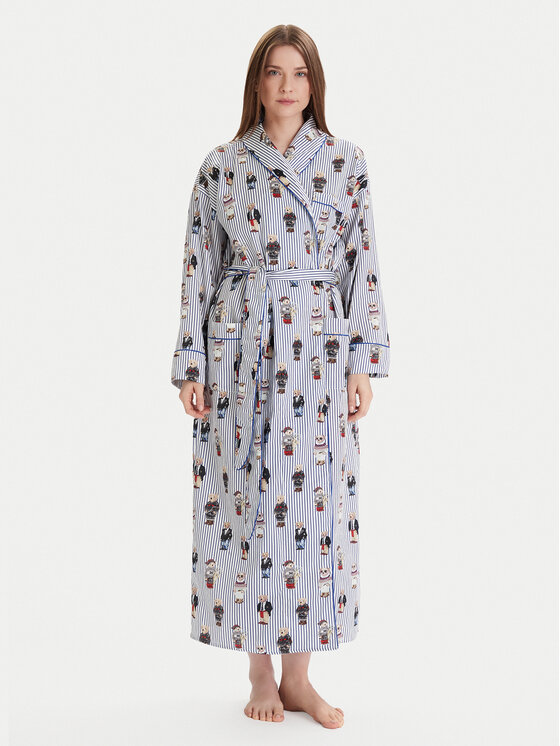 Polo Ralph Lauren Халат 4P0248 Светлосиньо цвят на ниска цена