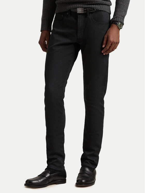 Polo Ralph Lauren Чино панталони 710812262001 Черен Slim Fit цвят на ниска цена