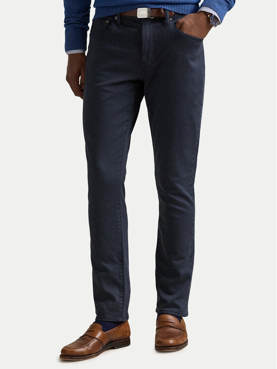 Polo Ralph Lauren Чино панталони 710812262005 Тъмносин Slim Fit цвят на ниска цена