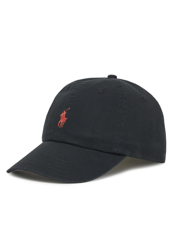 Polo Ralph Lauren Шапка с козирка Chino Ball Cap 710548524012 Черен цвят на ниска цена