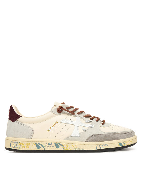 Premiata Сникърси BSKT CLAY VAR 7616 Бял цвят на ниска цена