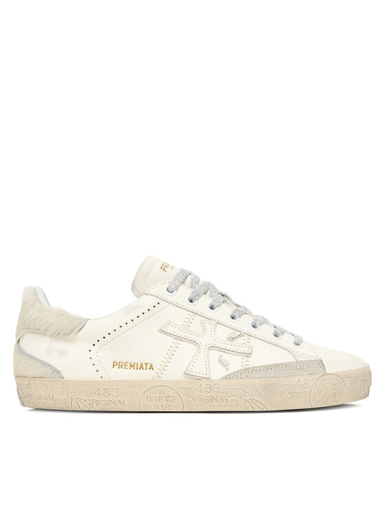 Premiata Сникърси Stevend Var 7608 Бял цвят на ниска цена