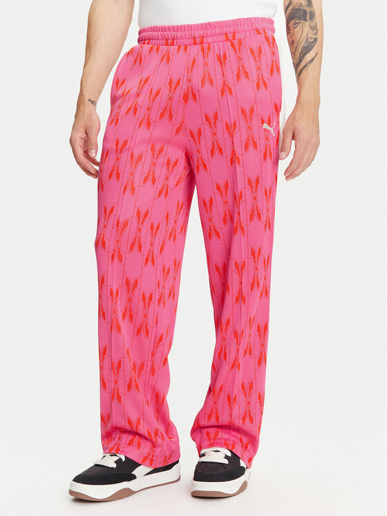 Puma Долнище анцуг The NeverWorn V T7 631492 Розов Regular Fit цвят на ниска цена