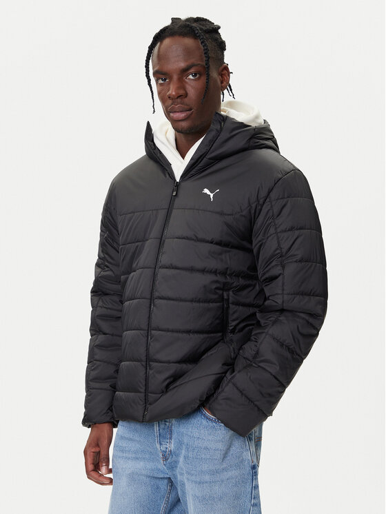 Puma Зимно яке Ess 685211 01 Черен Regular Fit цвят на ниска цена