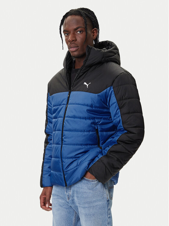 Puma Зимно яке Ess 685211 13 Син Regular Fit цвят на ниска цена