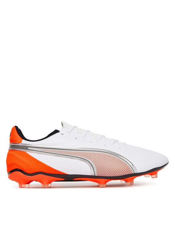 Puma Обувки за футбол King Match Fg/Ag 108832 01 Бял цвят на ниска цена