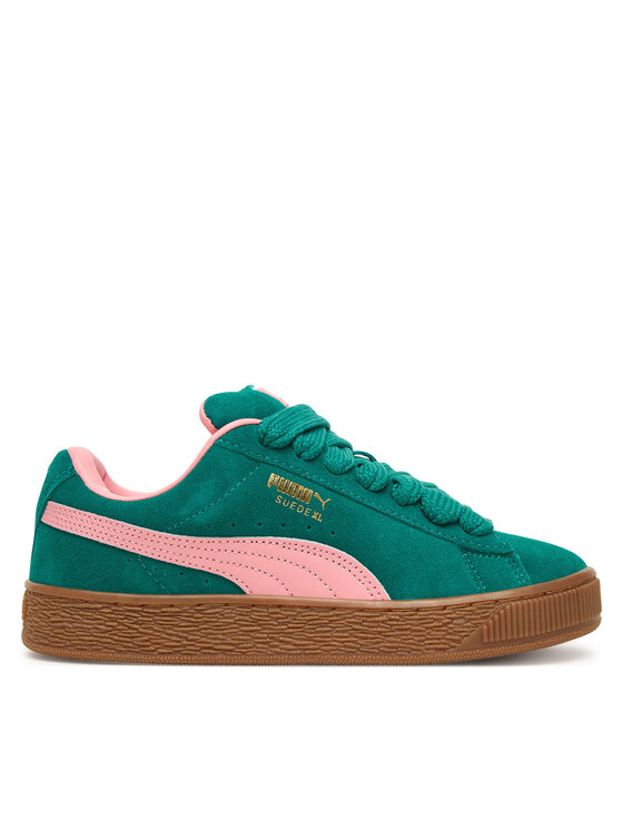 Puma Сникърси Suede Xl Jr 396577 36 Зелен цвят на ниска цена