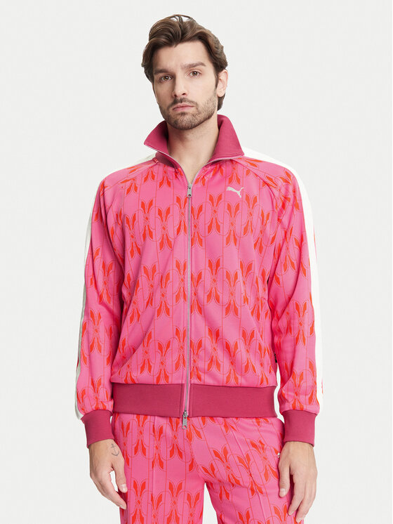 Puma Суитшърт The NeverWorn V T7 631491 Розов Regular Fit цвят на ниска цена