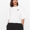 Puma Тишърт Classics 621381 Бял Oversize цвят на ниска цена