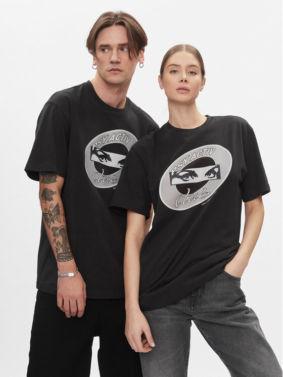 Puma Тишърт Puma X P.A.M. 622678 Черен Regular Fit цвят на ниска цена