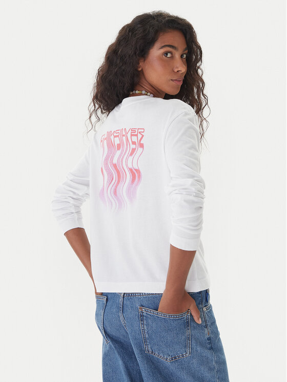 Quiksilver Блуза EQWZT03200 Бял Regular Fit цвят на ниска цена