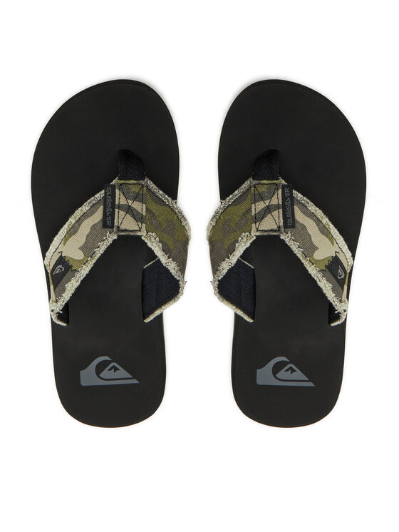 Quiksilver Джапанки AQYL100047 Зелен цвят на ниска цена