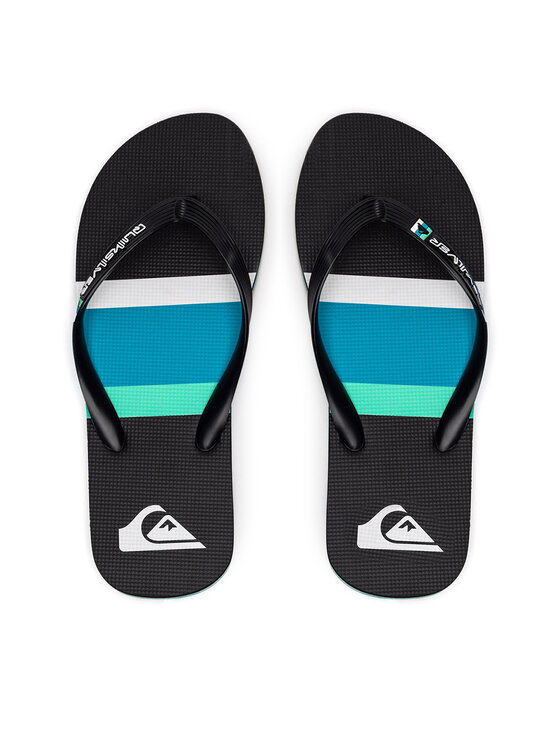 Quiksilver Джапанки MOLOKAI STRIPE AQYL101361 KVJ3 Черен цвят на ниска цена