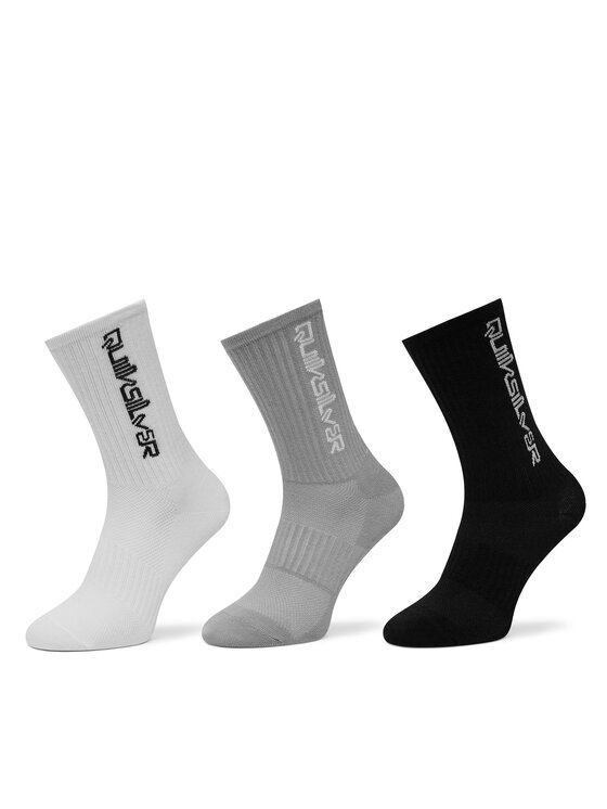Quiksilver Дълги чорапи AS_QUIKSILVER_100W_SS25 (3-PACK) Бял цвят на ниска цена
