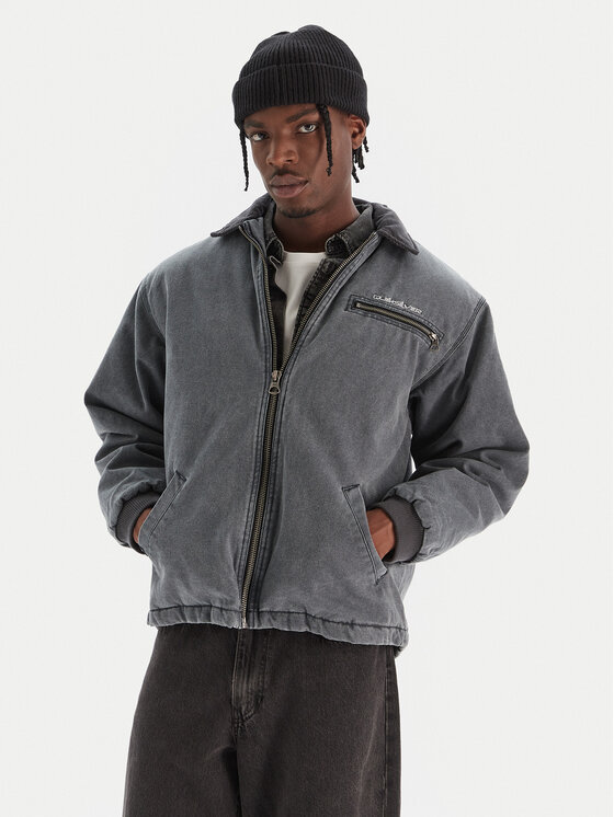 Quiksilver Дънково яке Shaper Pad EQYJK04174 Сив Regular Fit цвят на ниска цена