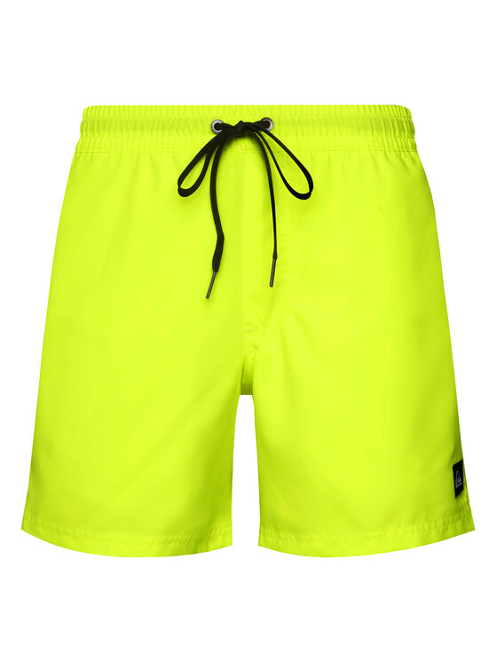 Quiksilver Плувни шорти Everyday Solid Volley 15 EQYJV04120 Жълт Regular Fit цвят на ниска цена