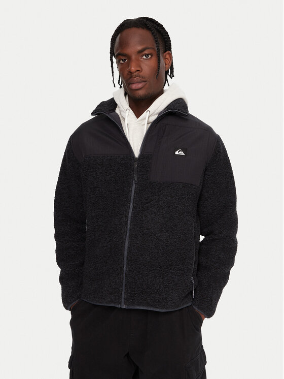 Quiksilver Полар Shallow Water EQYPF03076 Тъмносин Regular Fit цвят на ниска цена