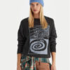 Quiksilver Пуловер Barnwell EQWSW03026 Сив Regular Fit цвят на ниска цена
