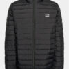 Quiksilver Пухено яке Scaly Fz EQYJK04007 Черен Regular Fit цвят на ниска цена
