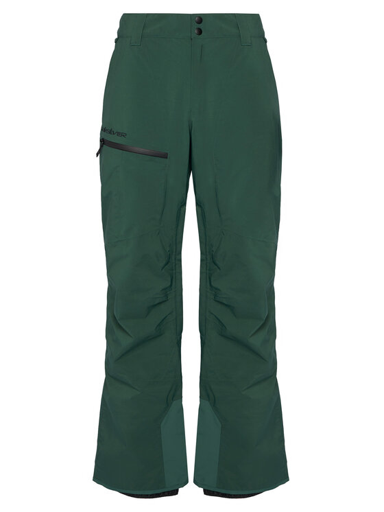 Quiksilver Сноуборд панталони Forever Stretch EQYTP03238 Зелен Modern Fit цвят на ниска цена