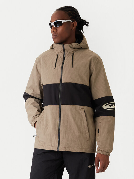 Quiksilver Сноуборд яке Hight In The Hood JK EQYTJ03517 Кафяв Relaxed Fit цвят на ниска цена