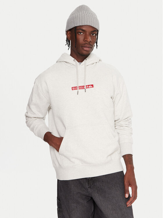 Quiksilver Суитшърт Dna EQYFT05121 Сив Oversize цвят на ниска цена