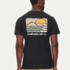 Quiksilver Тишърт EQYZT08038 Черен Regular Fit цвят на ниска цена