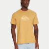 Quiksilver Тишърт Ev Comp Logo EQYZT08182 Жълт Regular Fit цвят на ниска цена