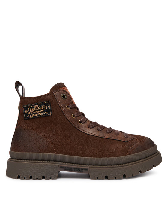 REPLAY Зимни обувки GMC1G .000.C0005L Кафяв цвят на ниска цена