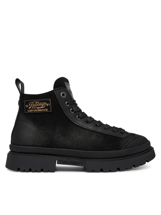 REPLAY Зимни обувки GMC1G .000.C0005L Черен цвят на ниска цена