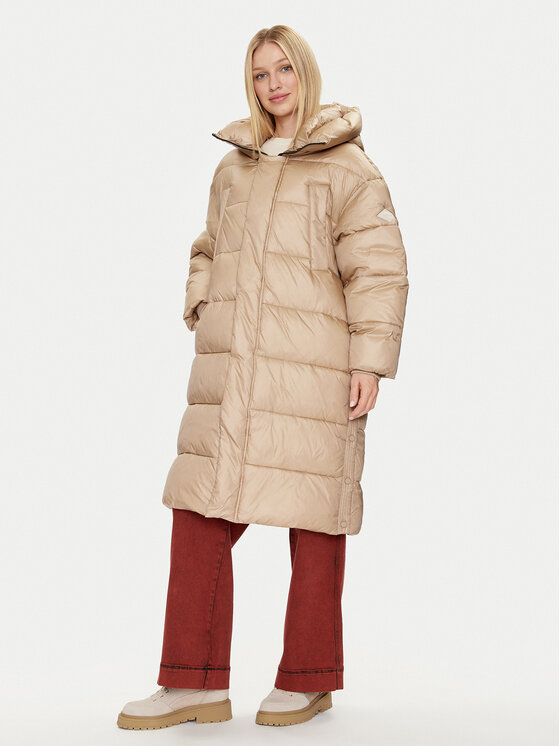 REPLAY Зимно яке W7800.000.84198 Кафяв Oversize цвят на ниска цена