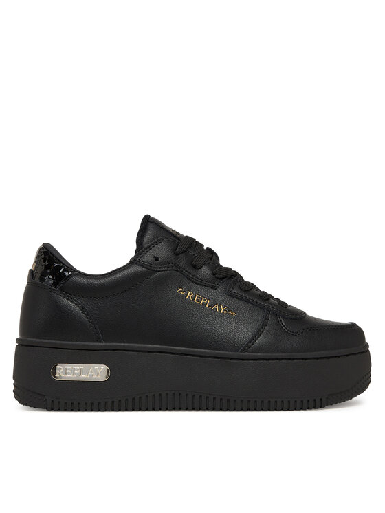REPLAY Сникърси GWZ5O.000.C0024L Черен цвят на ниска цена