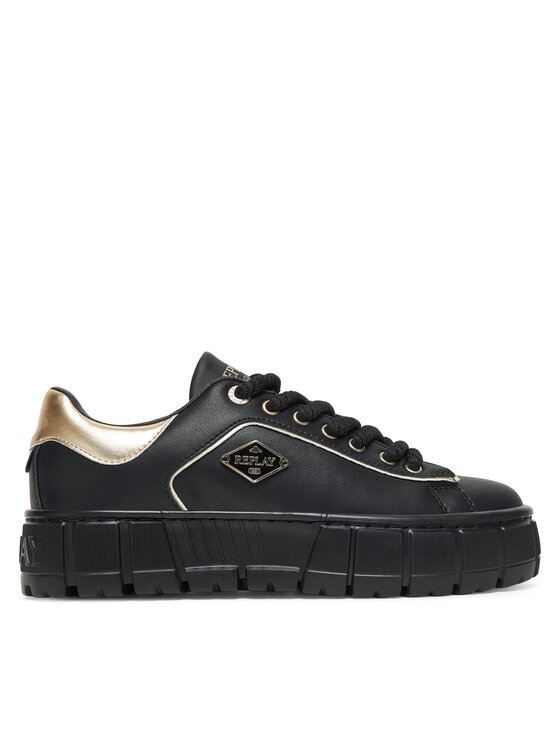 REPLAY Сникърси GWZ7G .000.C0001L Черен цвят на ниска цена