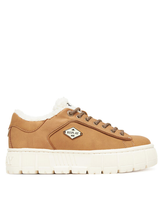 REPLAY Сникърси GWZ7G .000.C0002S Бежов цвят на ниска цена