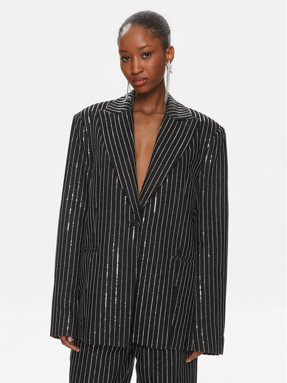 ROTATE Сако 112029100 Черен Oversize цвят на ниска цена