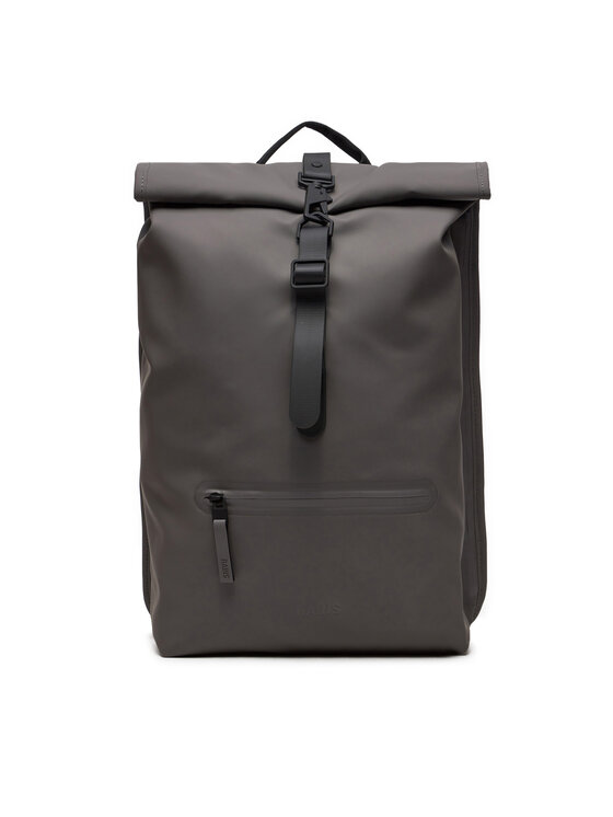 Rains Раница Rolltop Rucksack W3 13320 Сив цвят на ниска цена