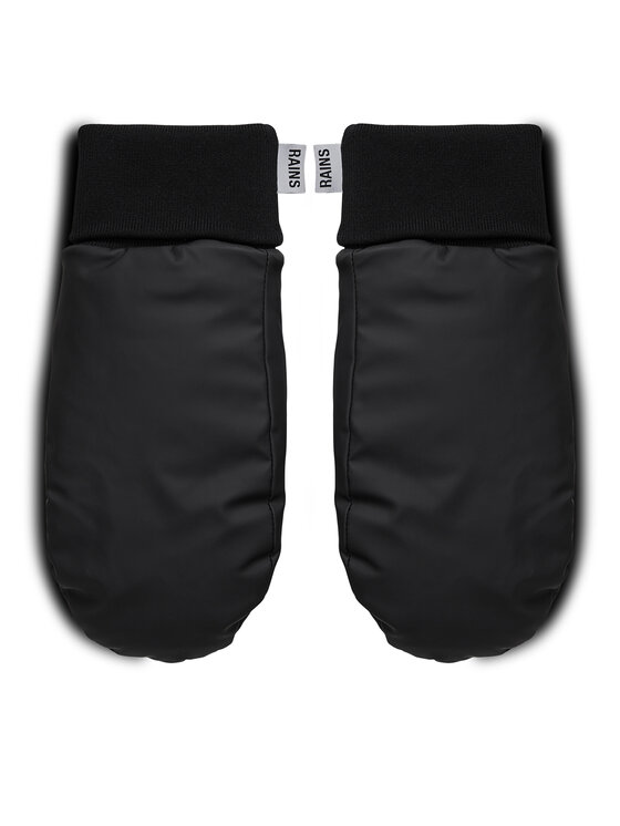 Rains Ръкавици Alta Puffer Mittens W2T3 16070 Черен цвят на ниска цена