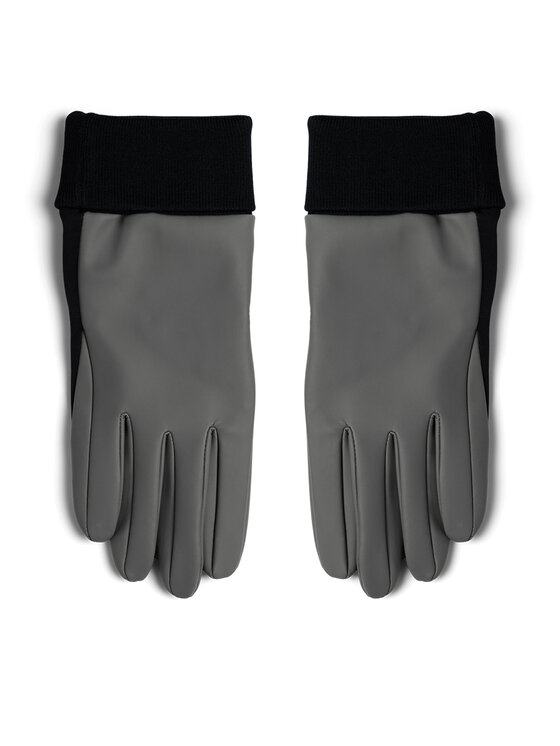 Rains Ръкавици Gloves W1T1 16720 Сив цвят на ниска цена