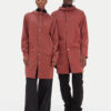 Rains Яке за дъжд Unisex 12020 Оранжев Regular Fit цвят на ниска цена