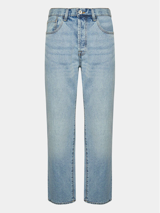 Redefined Rebel Дънки Rome 227052 Син Slim Fit цвят на ниска цена