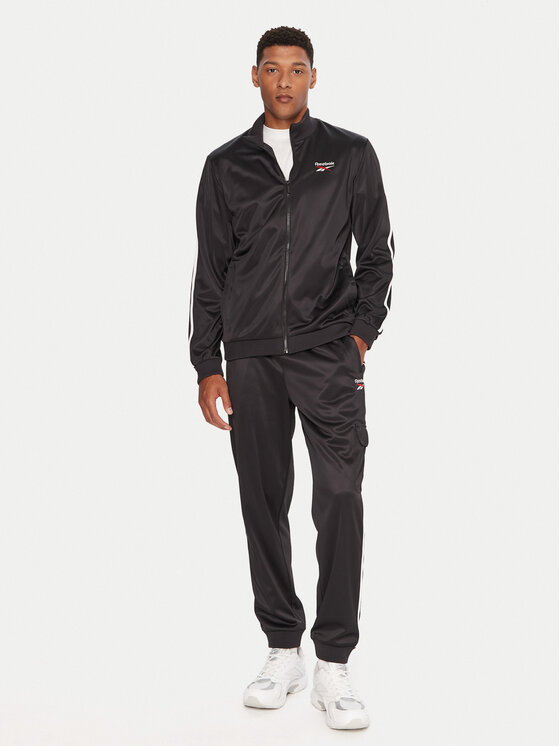 Reebok Анцуг RK25143CCM Черен Regular Fit цвят на ниска цена