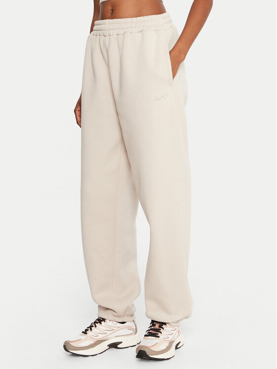 Reebok Долнище анцуг Reebok X Ewa Chodakowska RK25304CCW Бежов Regular Fit цвят на ниска цена