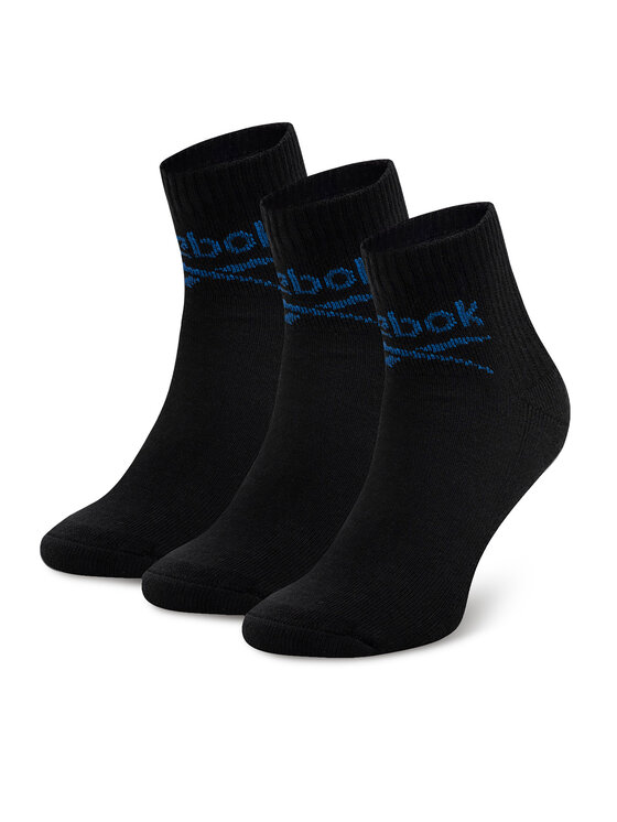 Reebok Дълги чорапи R0255-SS24 (3-pack) Черен цвят на ниска цена