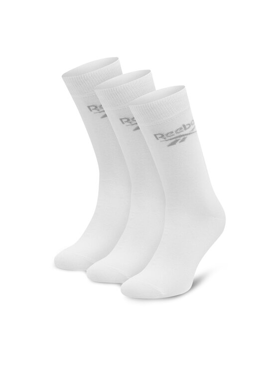 Reebok Дълги чорапи R0367-SS24 (3-pack) Бял цвят на ниска цена