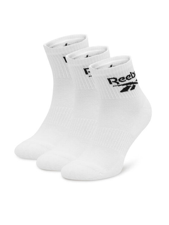 Reebok Дълги чорапи R0427-SS24 (3-pack) Бял цвят на ниска цена