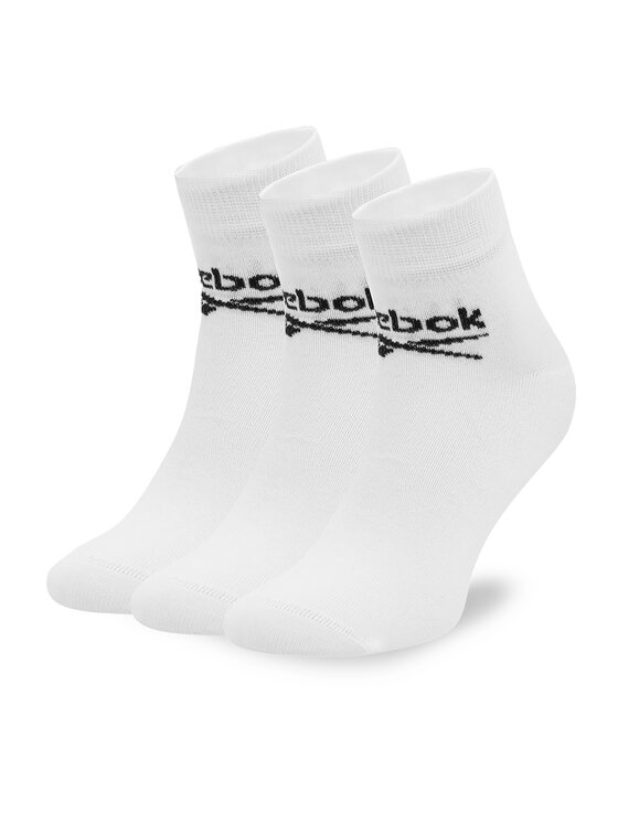 Reebok Дълги чорапи R0429-SS24 (3-pack) Бял цвят на ниска цена