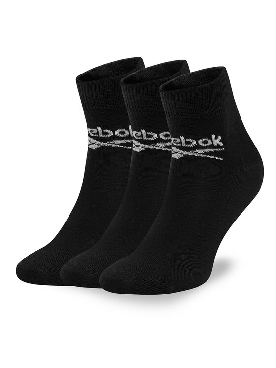 Reebok Дълги чорапи R0429-SS24 (3-pack) Черен цвят на ниска цена