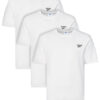 Reebok Комплект тениски Woodrow RK25189CCM Бял Regular Fit цвят на ниска цена
